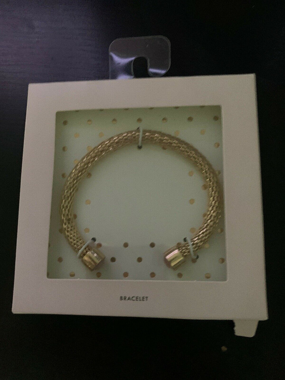 Modern Expressions Cable Bracelet Gold Color Costume Jewelry