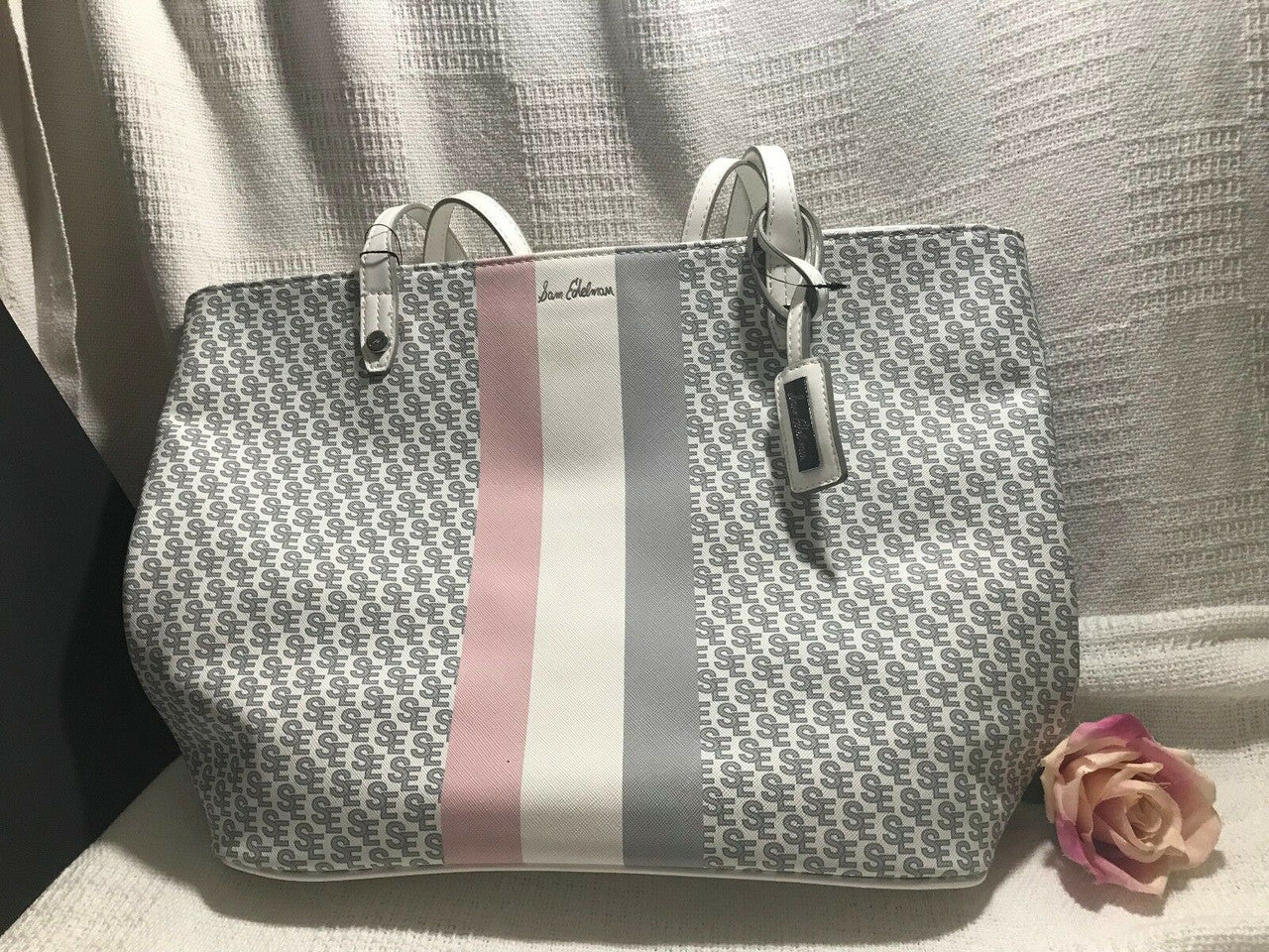 Sam Edelman Signature Shoulder Bag White Multi 28713468 Tote