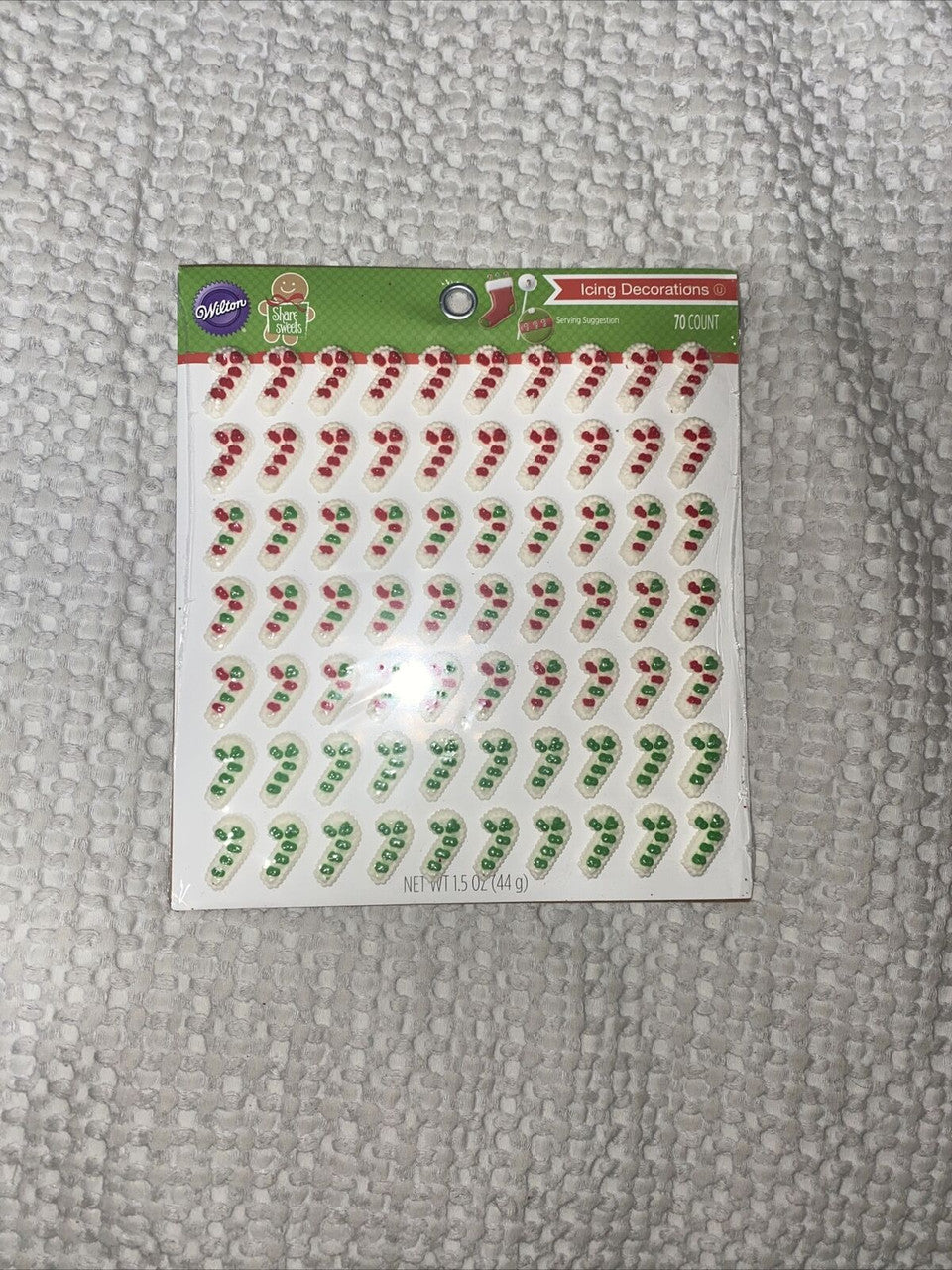 Wilton Icing Decorations 70 Count 1.5 oz Christmas Birthday baby Shower