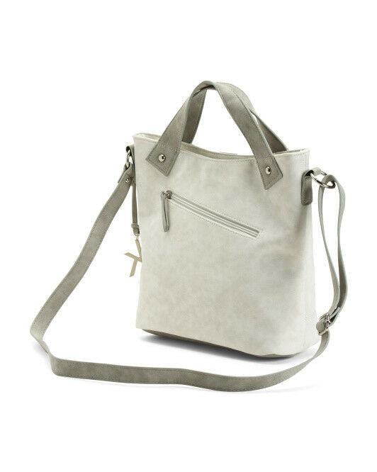 Crossbody 12.25" x 11.5" convertible style Handbag KENSIE Sansa whipstitch