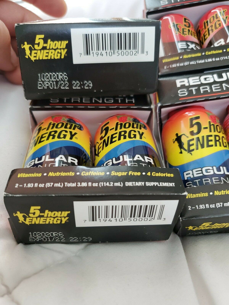 5-Hour Energy Shot, Extra Strength Variety 1 pack  3 pack regular 8 pc
