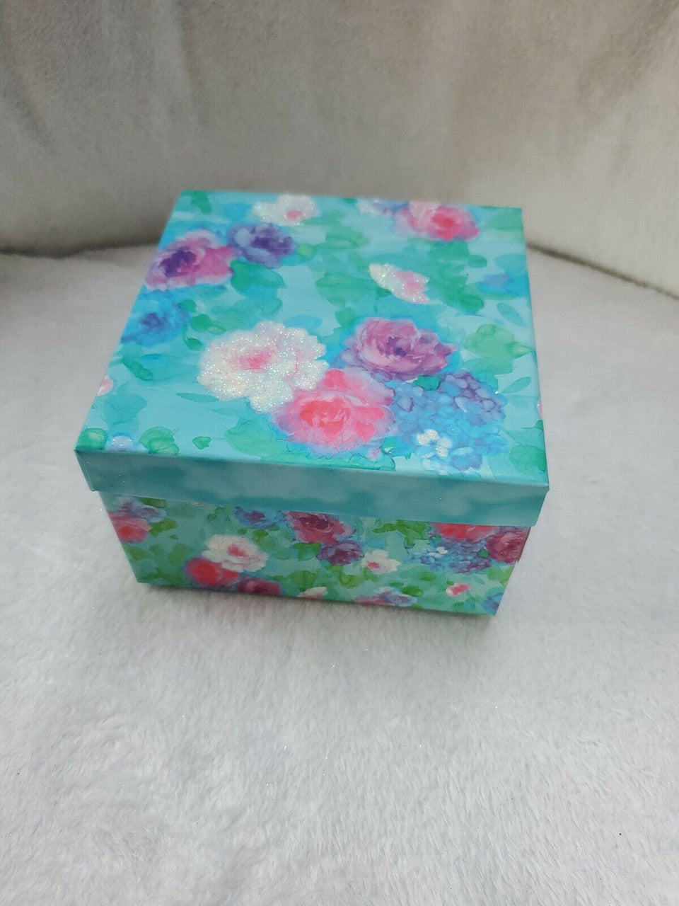 Greenbrier Co. Gift Box Hard Cardboard size 4×4×3 Nice decoration-1