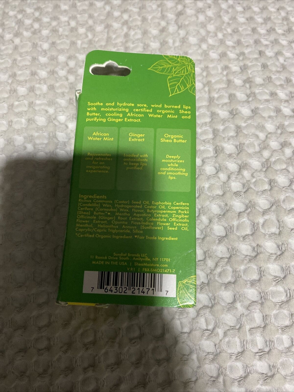 Shea Moisture Shea Butter Vegan Balm .5 Fl Oz