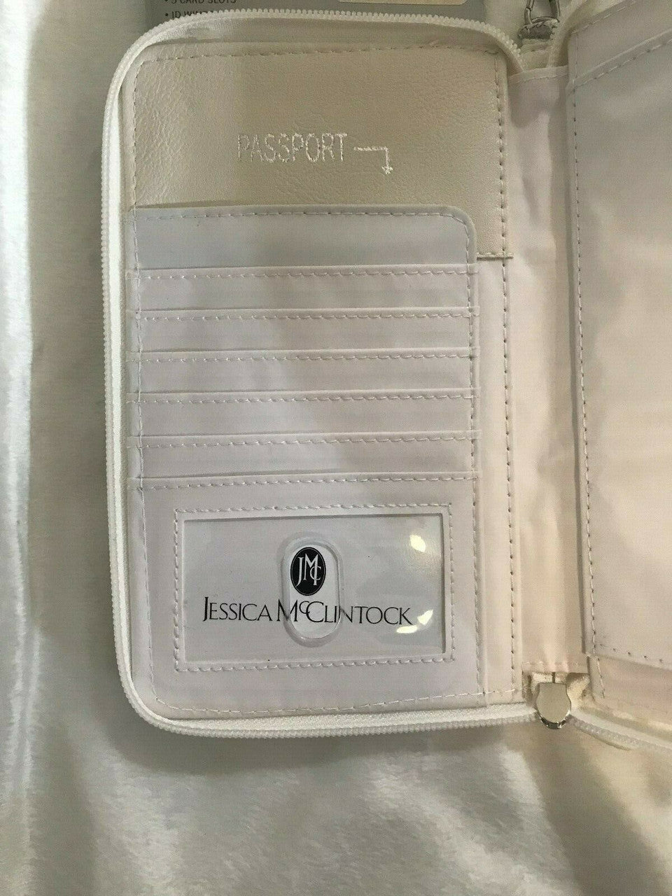 Jessica McClintock 2 Pcs Set Passport Cover & Travel Wallet RFID Protection