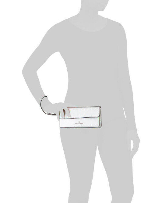 CELINE DION Leather Saffiano Metallic Clutch OPERA Crossbody Wallet