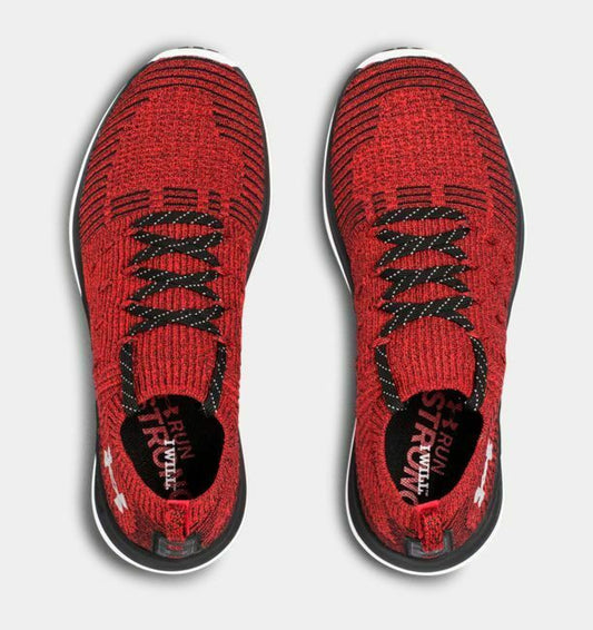 UNDER ARMOUR Women Red / Black (601) UA W Slingflex Rise Knit Running Shoes 5