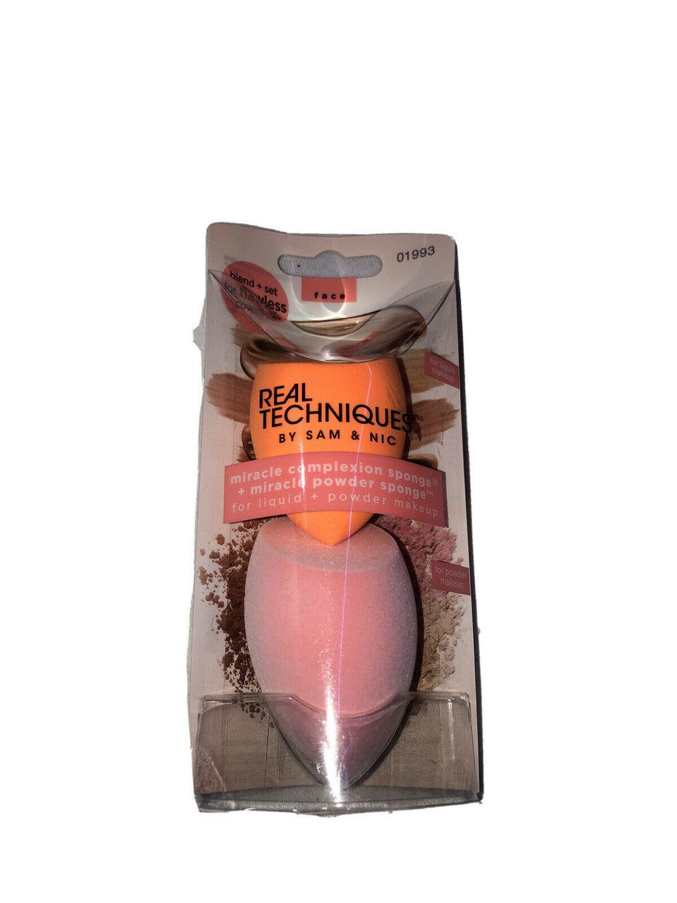 Real Techniques 2 Pack Miracle Complexion Makeup And Blending Sponges