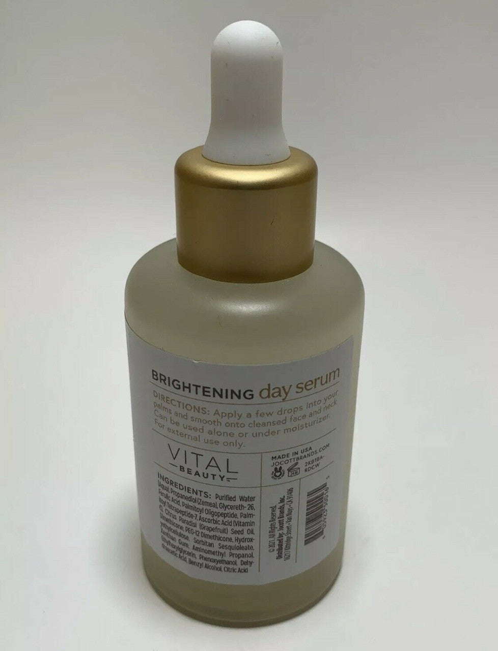 Vital Beauty Brightening Day Serum Vitamin C & Ferulic Acid Power Glow 2 fl oz