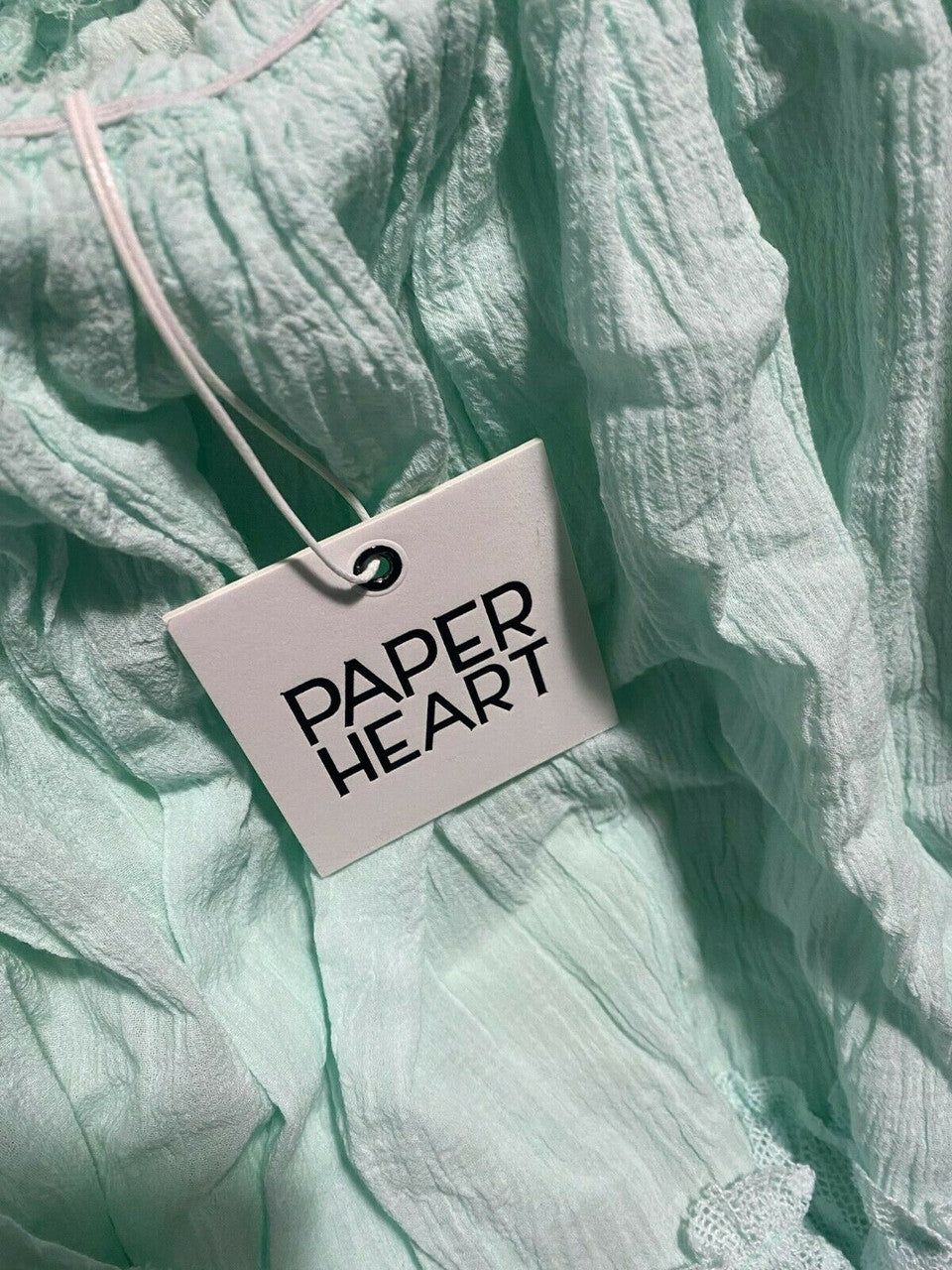 Paper Heart Australian Brand Juniors Mini Skirt Size 8 MINT beach ocean