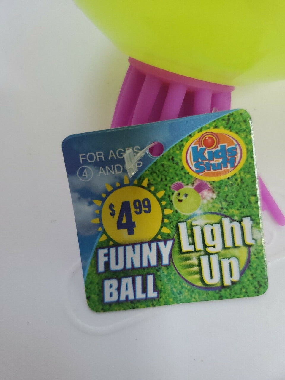 Bouncing Color Funny Ball Bouncy Ball Child Elastic Rubber Funny Toys Light Up