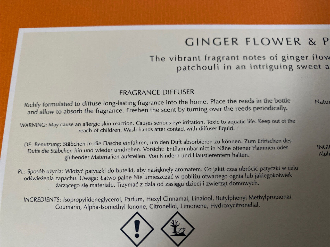 Ginger Flower & Patchouli Diffuser & Candle Gift Set – Pecksniff's England