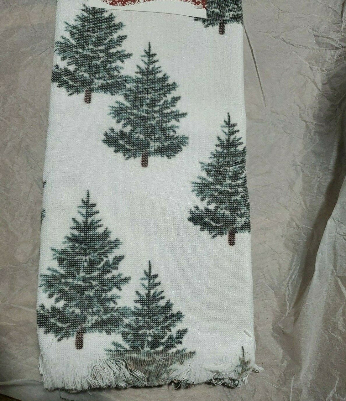 Ladinne set of 2 Christmas tree kitchen towels 