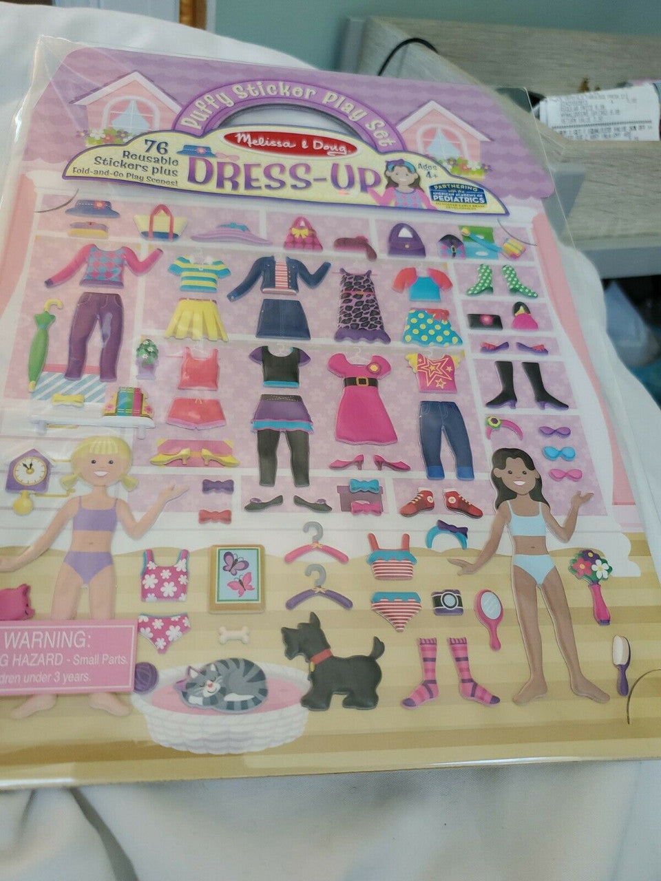 Puffy Sticker Play Set Dress-Up 76 Stickers 000772021951