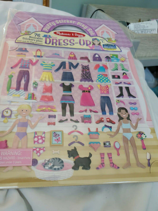 Puffy Sticker Play Set Dress-Up 76 Stickers 000772021951