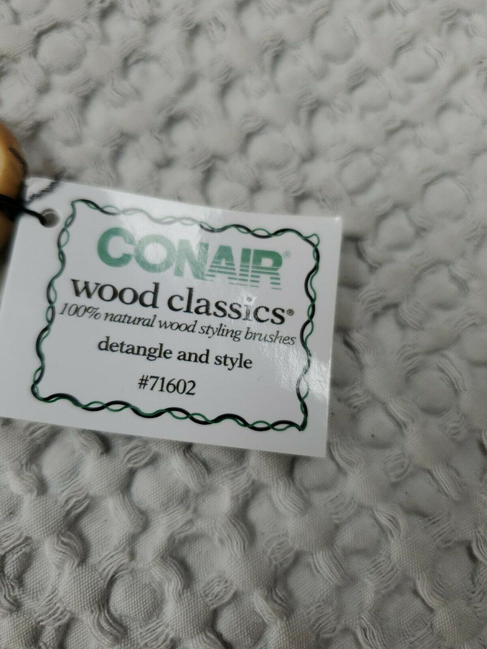 CONAIR Classic Wood Hair Brush  Detangle and Style natural wood