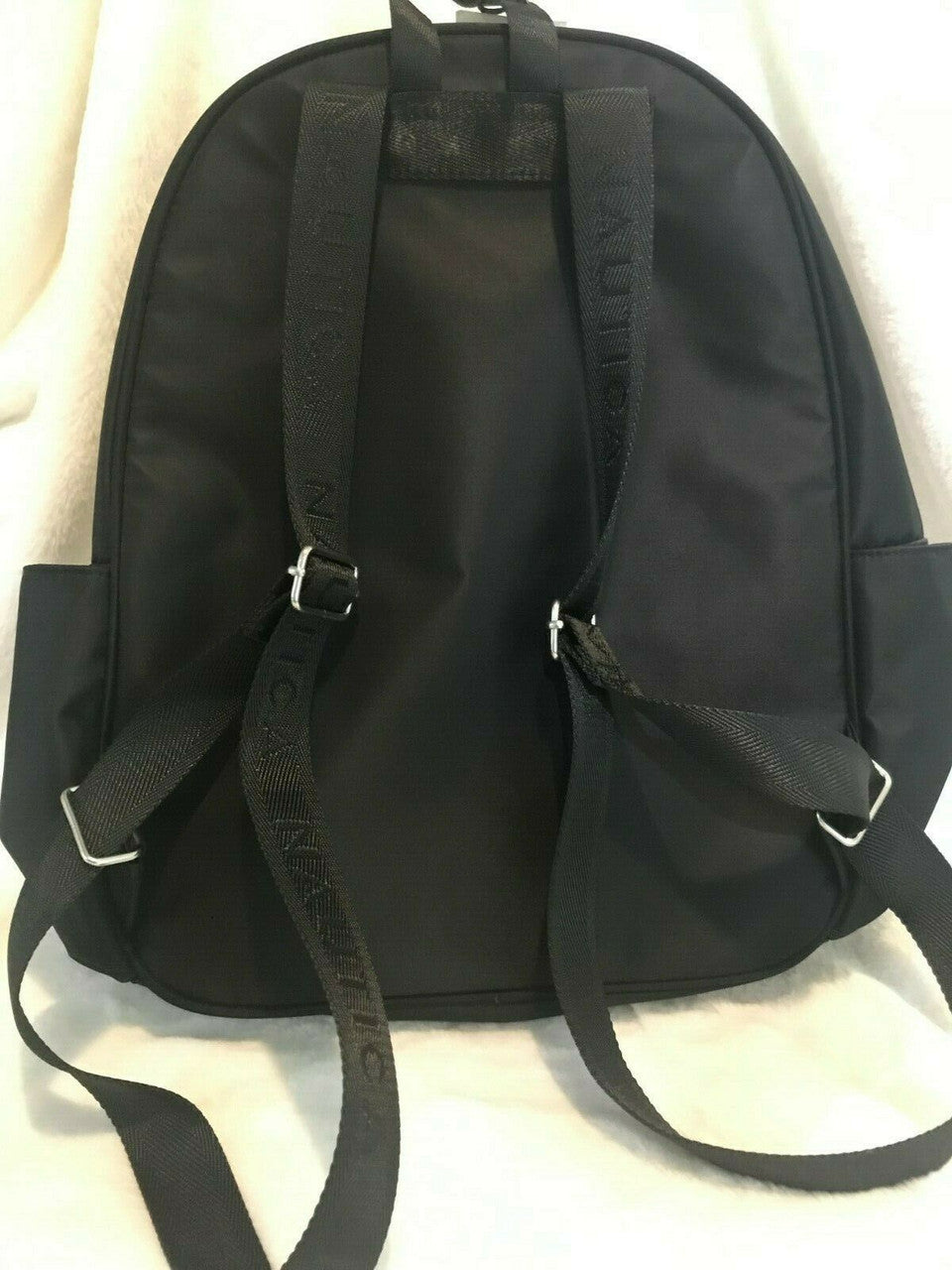 Nautica Varsity Dome Backpack Black Fashion Everyday Bag Authentic