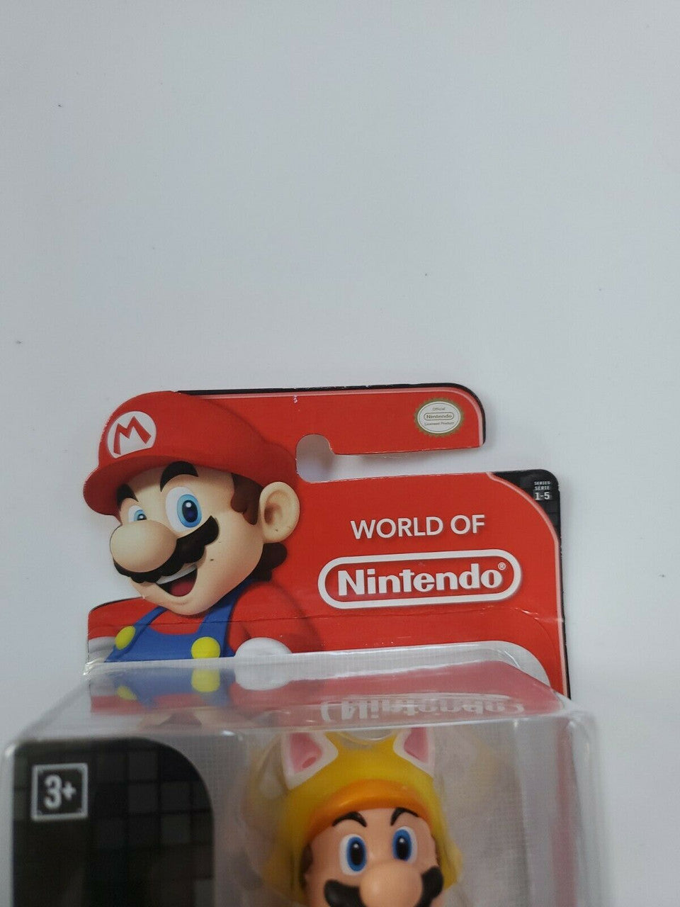 Cat Mario Action Figure 2.5" World Of Nintendo  Jakks  2016 Super Mario
