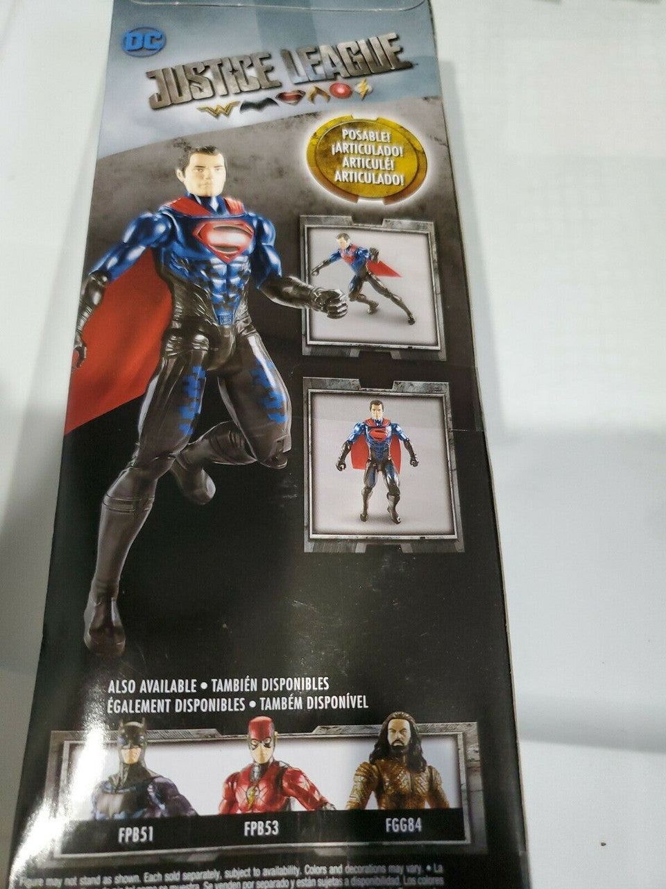SUPERMAN DC Justice League Stealth Suit 12 inch Figure