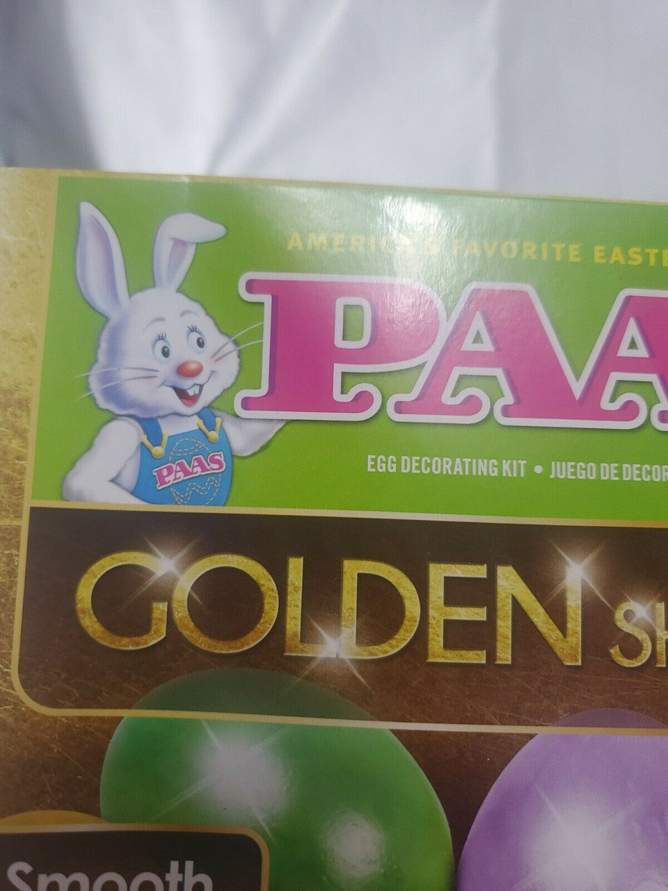 Easter Egg Decorating Kit Lot of 2 packages Golden Shimmer PAAS & Creatology