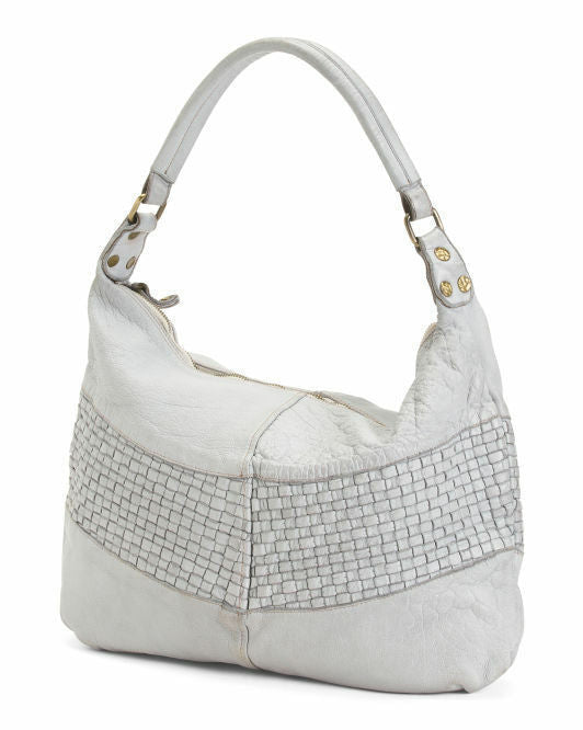 CIVICO 9 Italy Leather Hobo carry handle woven detail ORIG$260 Handbag Shoulder