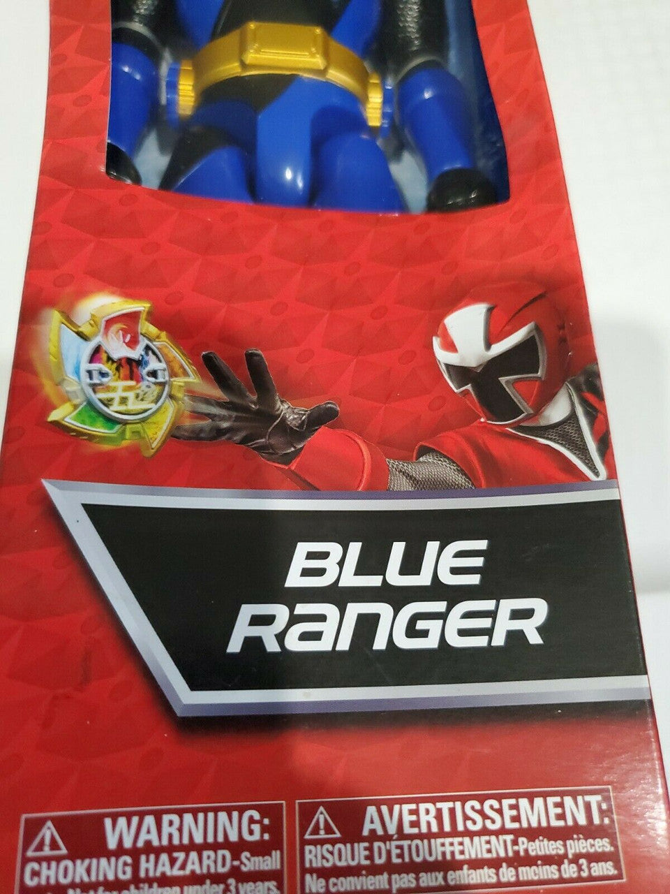 Power Rangers Ninja Steel Blue Ranger 12" Action Figure 2016  Bandai SCG Toy