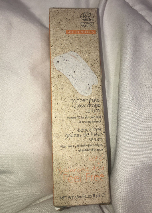 Cosmos Natural Concentrate Glow Serum Hydrologic Acid All Skin Types exp: 07/24