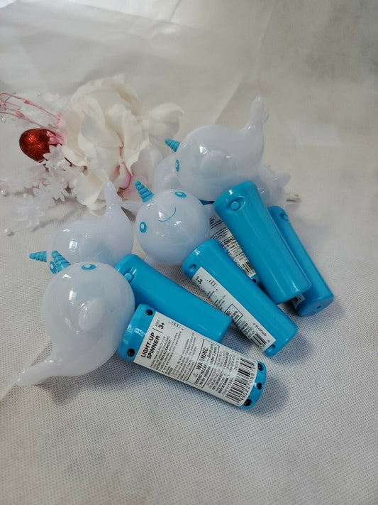 CoolLite Light Up Spinner Toy Unicorn Wale Battery OP Hand Held 3+ Lot of 6