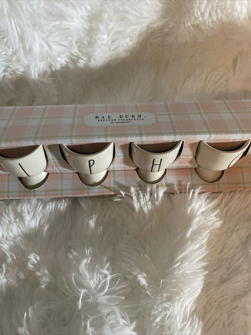 Rae Dunn Easter Egg Cups “HIP HOP”