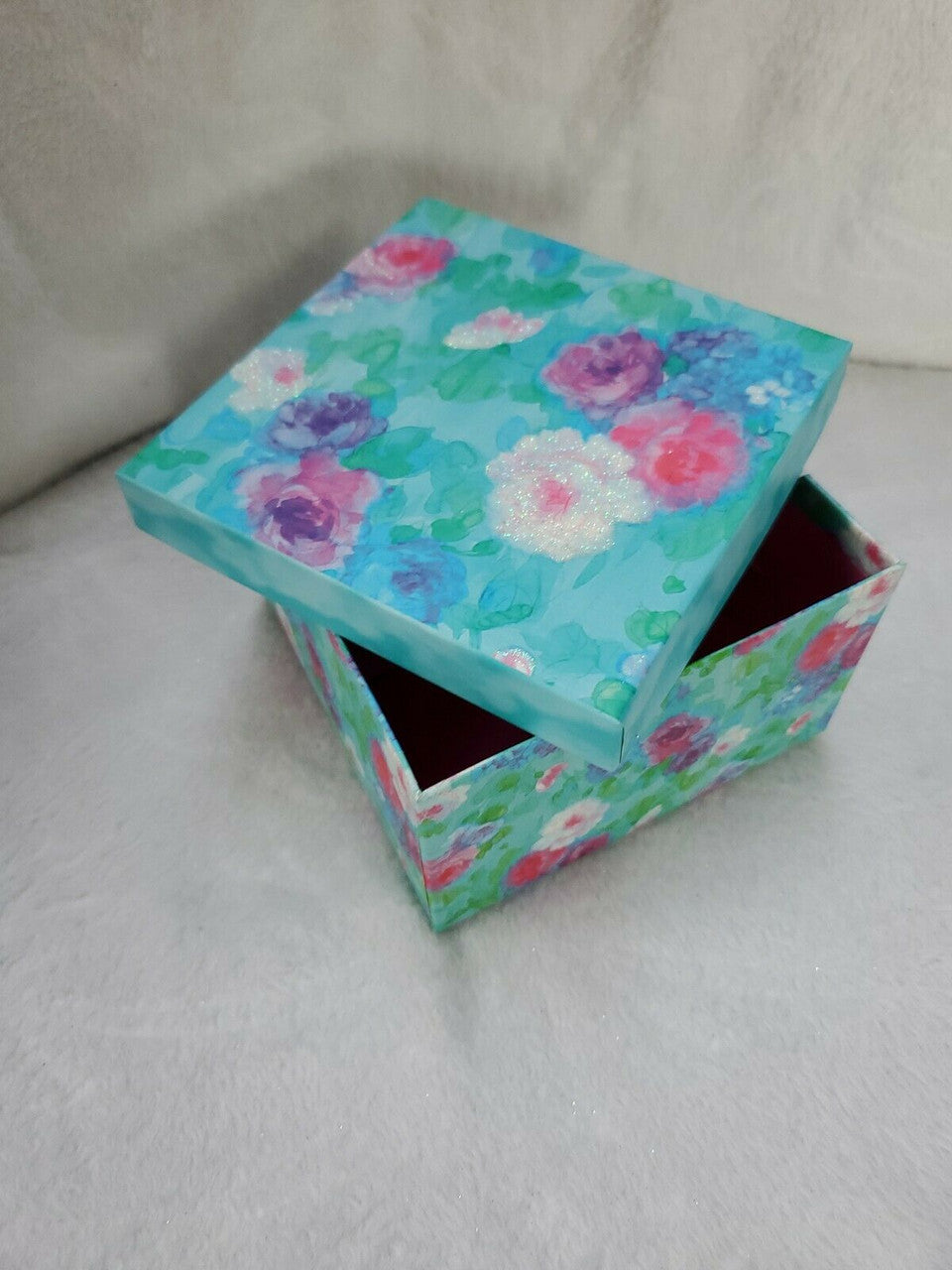 Greenbrier Co. Gift Box Hard Cardboard size 4×4×3 Nice decoration-1