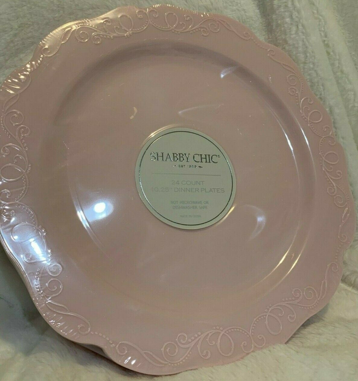 Shabby Chic  Dinner Plates Not Microwave or Dishwasher Safe SEE VARIATIONS