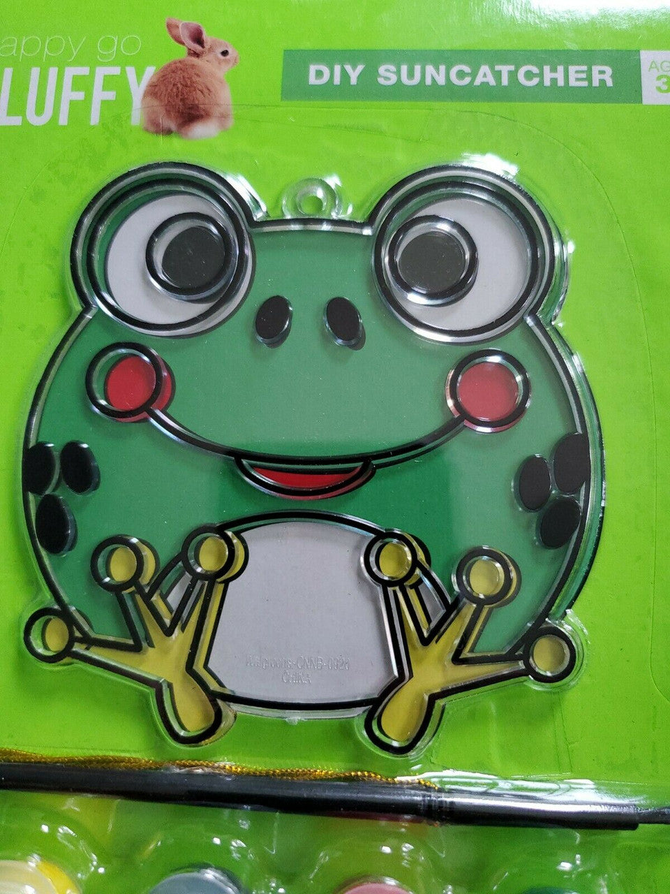Fluffy Art FROG Children’s Make Your Own Fun Suncatchers Set 3+