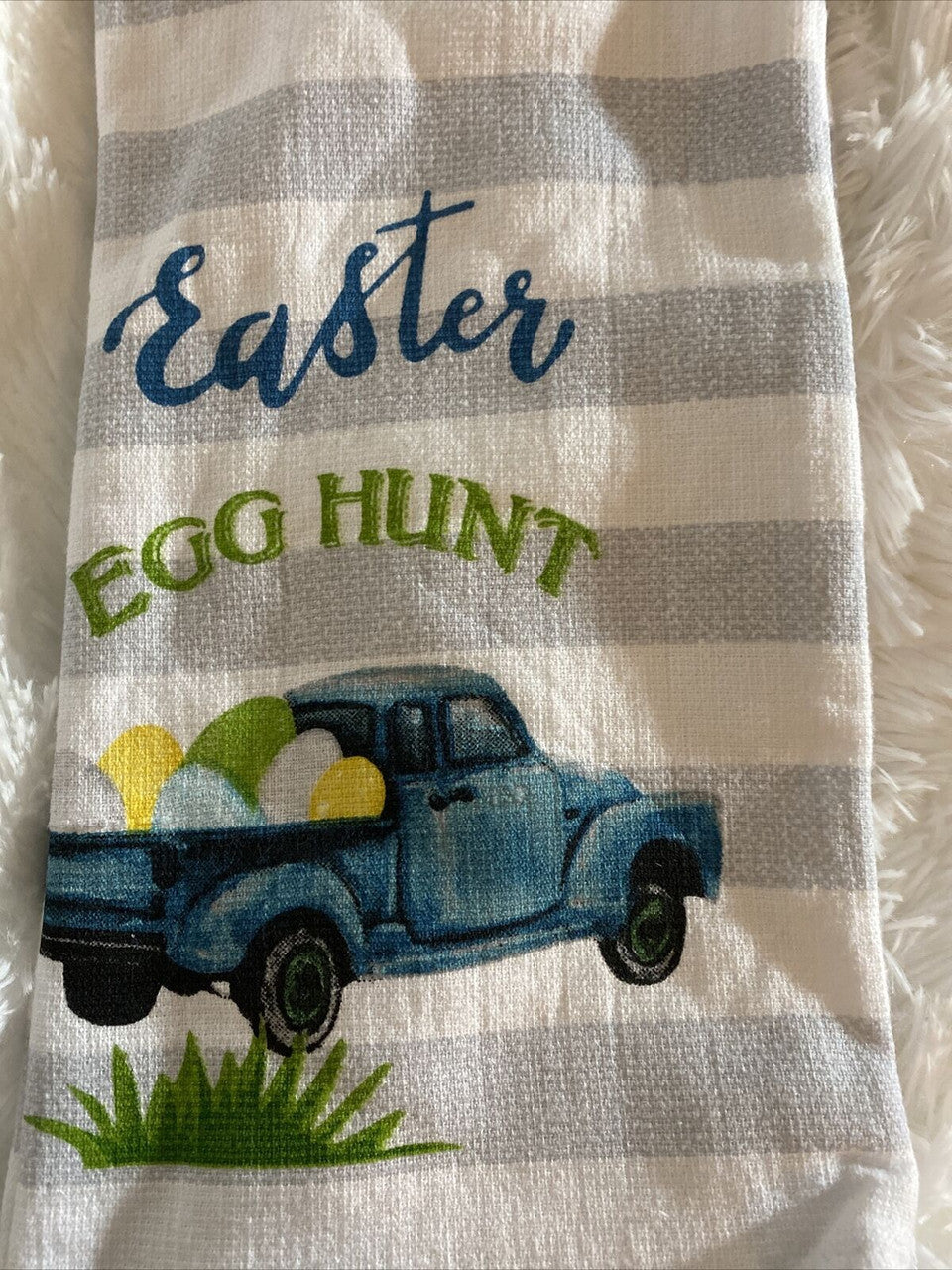 Easter Egg Hunt Set Of 2 Terry Towels Well Dressed Home