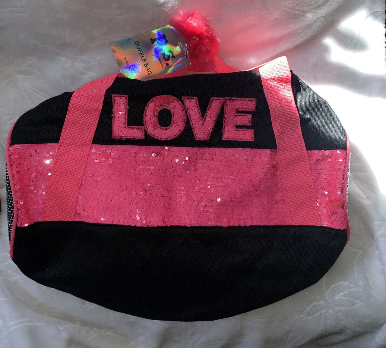Love Sequin Duffle Bag P.S. From Aeropostale