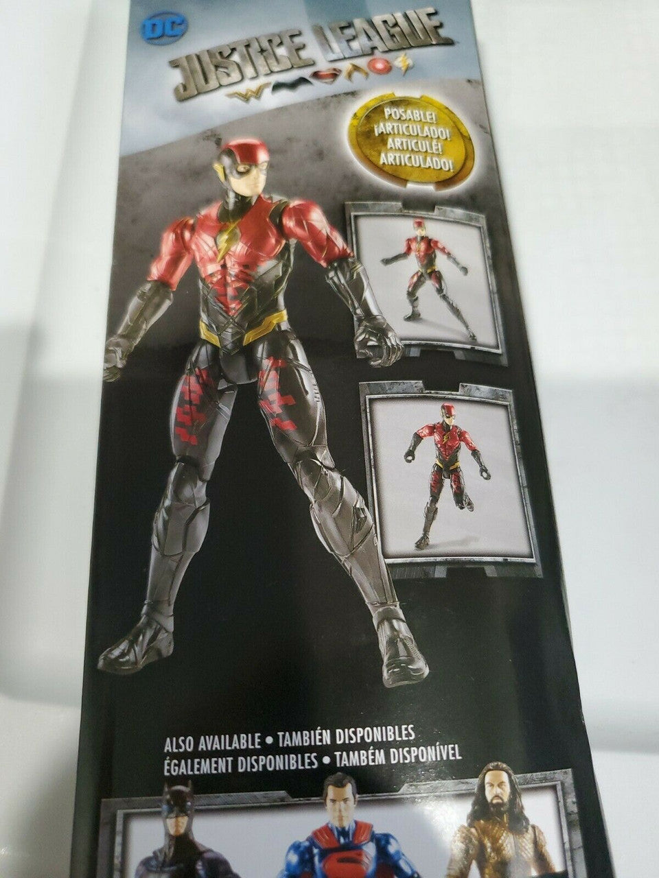 THE FLASH STEALTH SUIT ( 12" )  ( 2018 ) JUSTICE LEAGUE ACTION FIGURE ( MATTEL )
