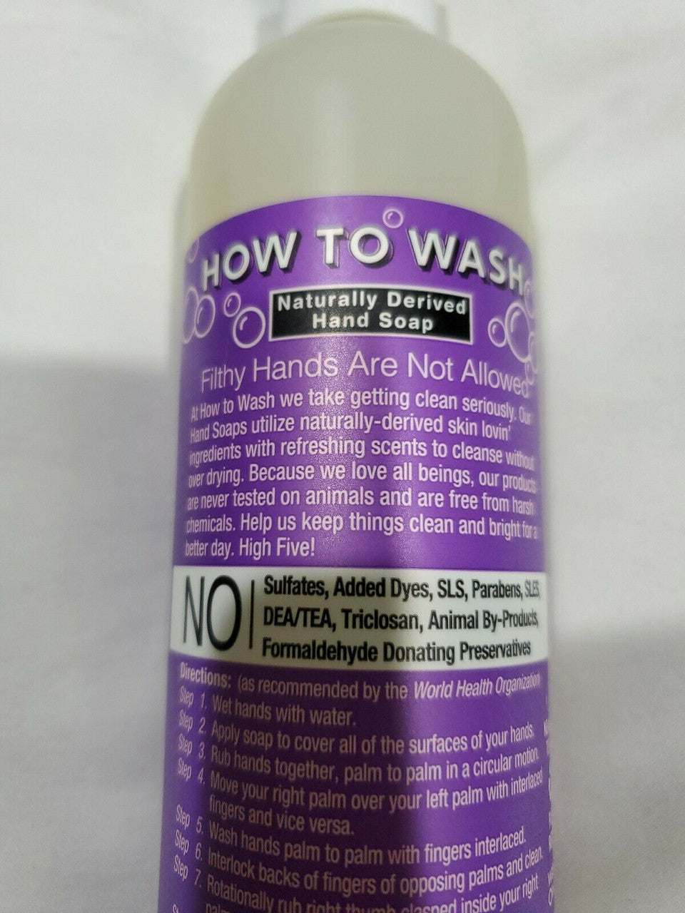 How To Wash Lavender Fields Hand Soap Naturally Derived 12 oz Bottle