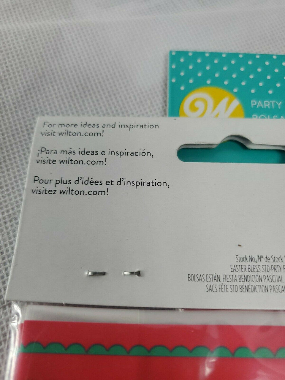 Wilton Happy Easter 20 Cellophane EASTER BLESSINGS PARTY BAGS LOT 4 PACKAGES