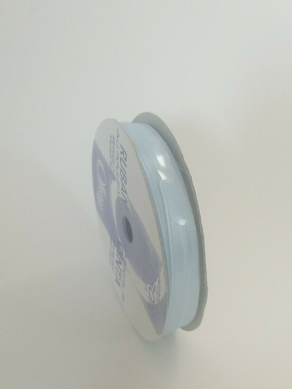 OFFRAY 1/8” POWDER BABY BLUE SATIN RIBBON 20 YARDS 0079856043721