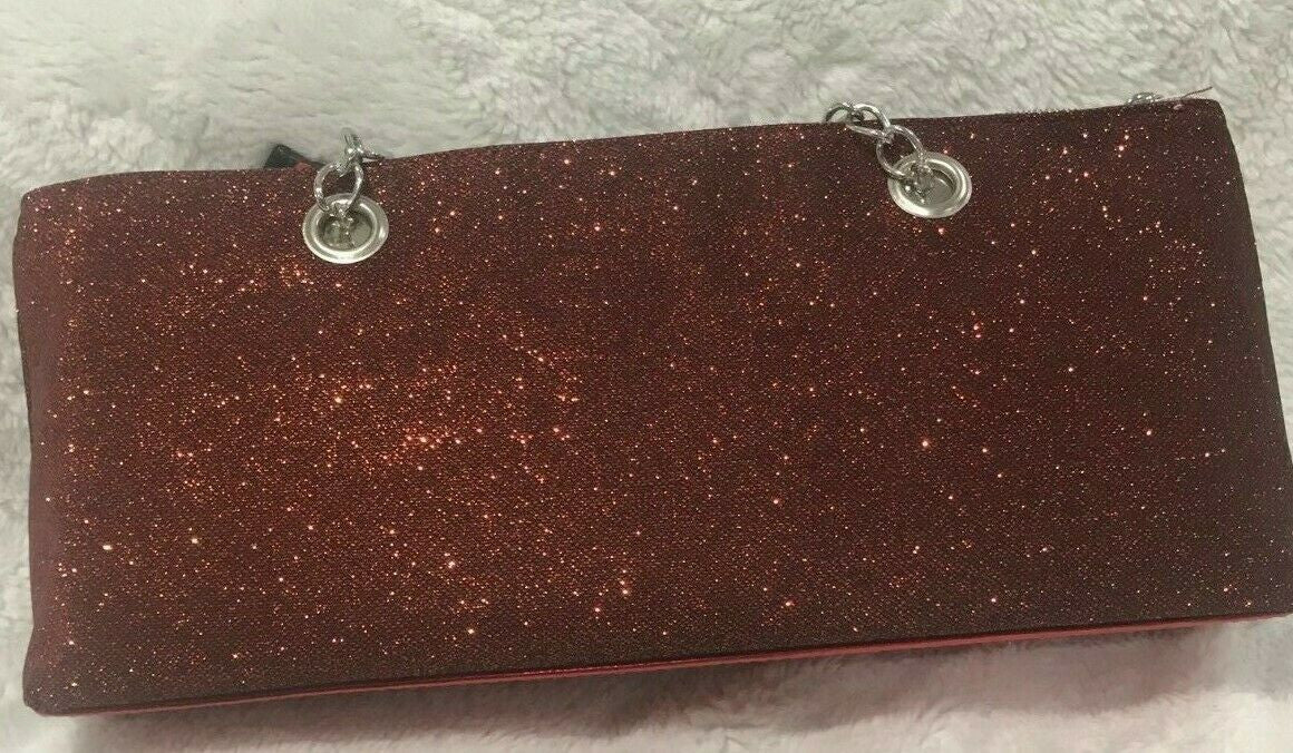 Wild Eye Insulated Wine Bag Clutch VARIATIONS sparkle red gold Christmas XMAS
