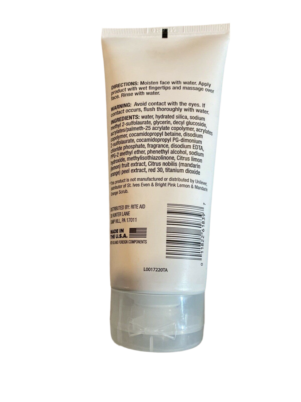 daylogic polished bright facial scrub 6 oz Orange Pink Lemon Paraben Free