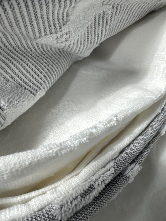 Set of 3 Oversized Turkish Cotton Towels – 20” x 30” with Dogs Design