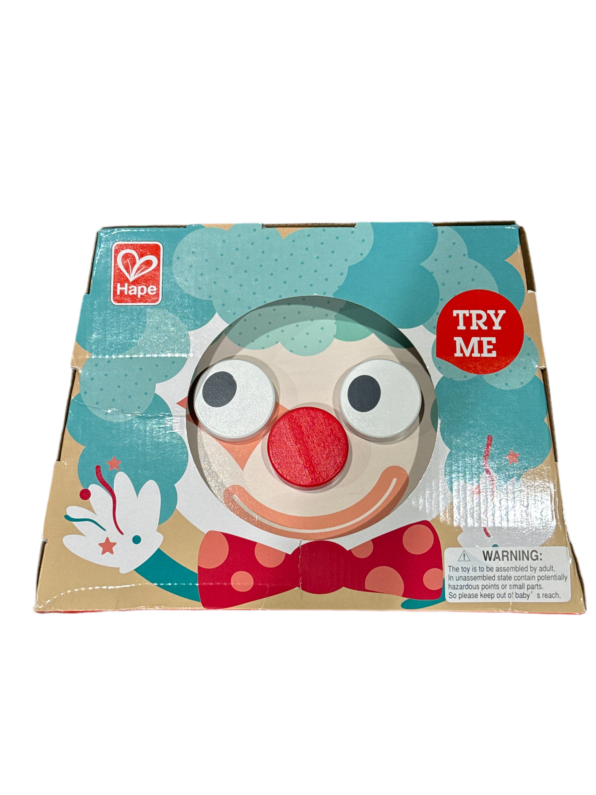 Light Up Circus Activity Cube with colorful circus characters, light and sound effects, designed for toddlers 18 months and up