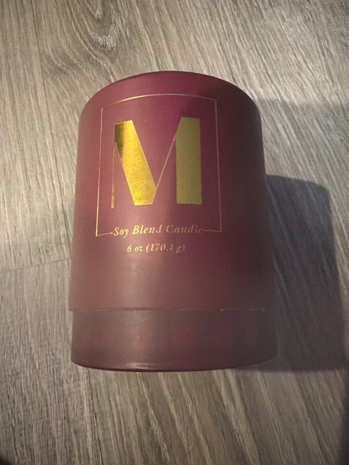 Modern Expressions Letter M Monogram Soy Blend Candle, 6 oz
