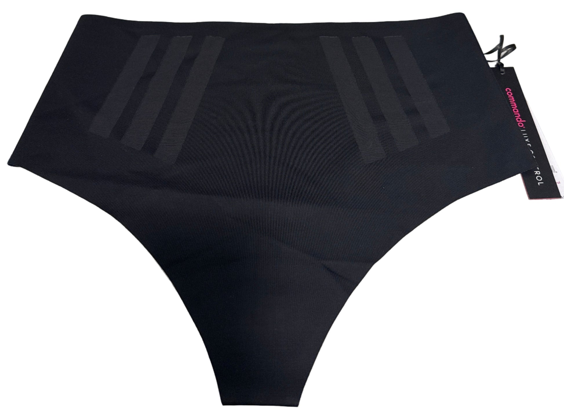 Commando, Commando Shapewear, Luxe Shaping Thong, High Waist Thong, Control Thong, Black Shapewear, XL Shapewear, Mesh Detail Underwear, Women’s Intimates, Seamless Thong