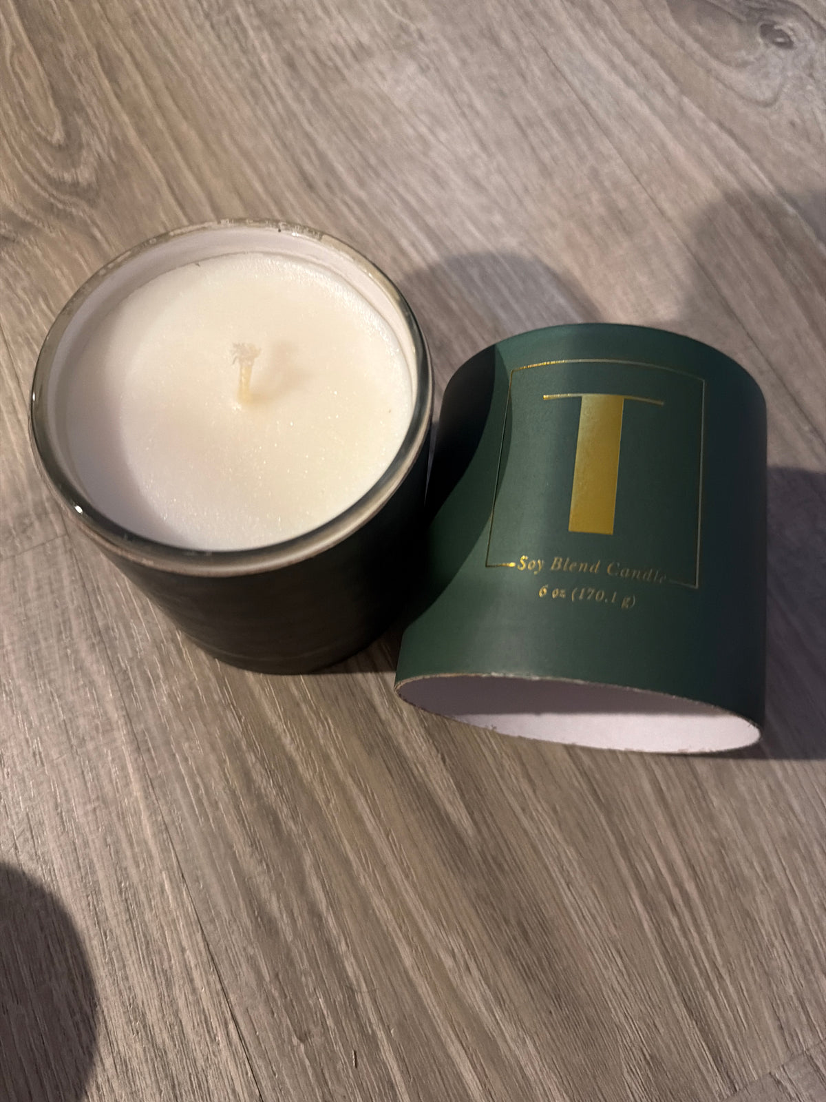 Modern Expressions Letter T Monogram Soy Blend Candle, 6 oz