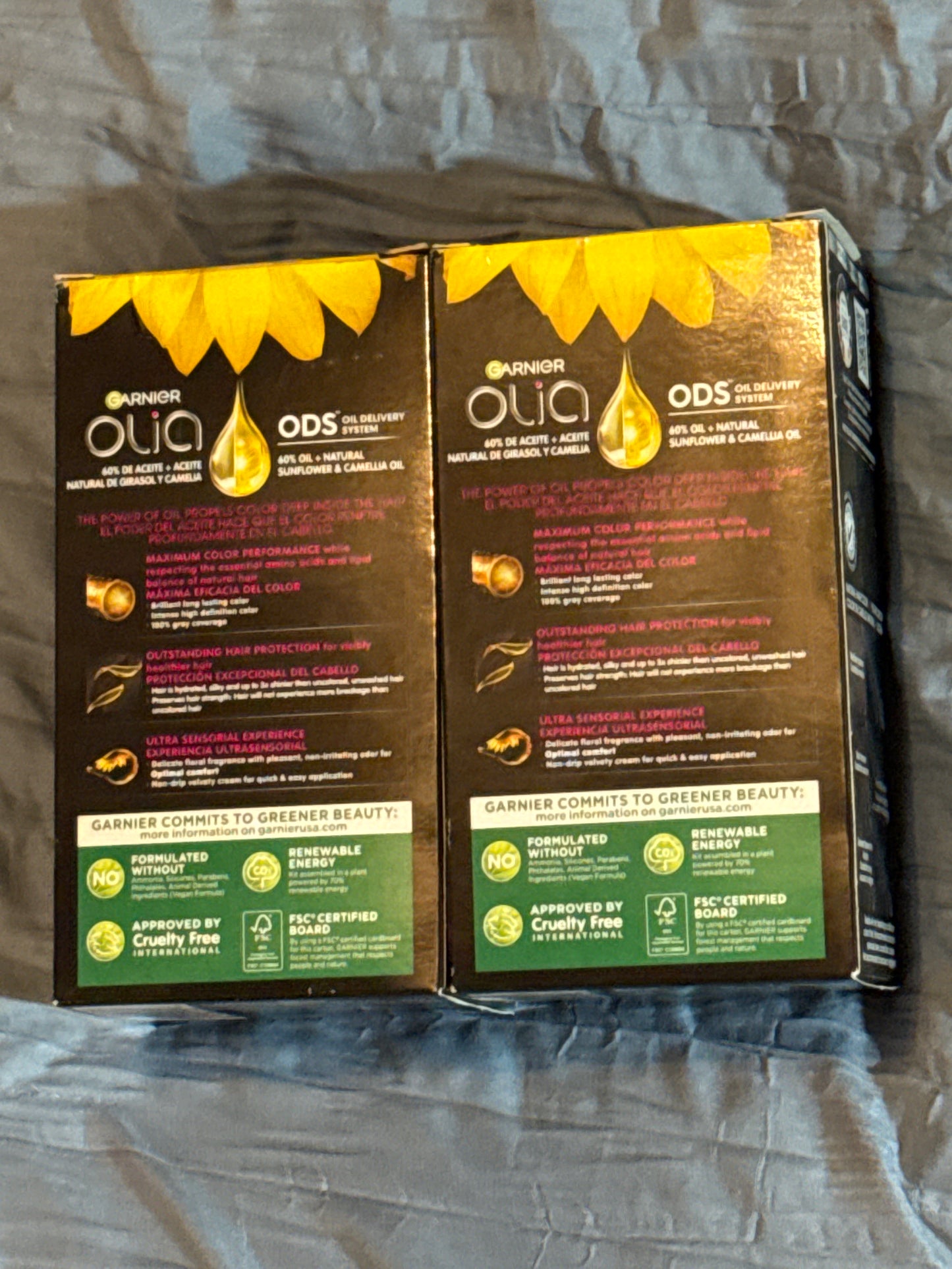 Garnier Olia Oil-Powered Permanent Color - 2.11 Platinum Black (2 Pack) Sealed