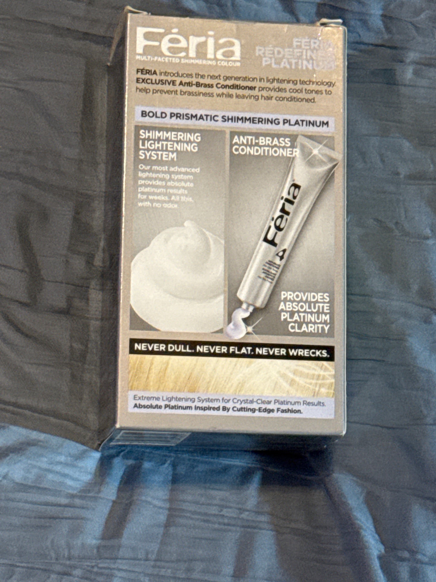 Loreal FERIA Advanced Lightening System Absolute Platinum~VERY PLATINUM