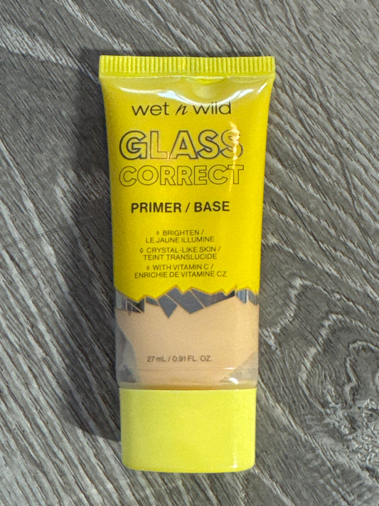 Wet n Wild Prime base Brighten Skin Correct Primer, Crystal like skin vitamin c yellow