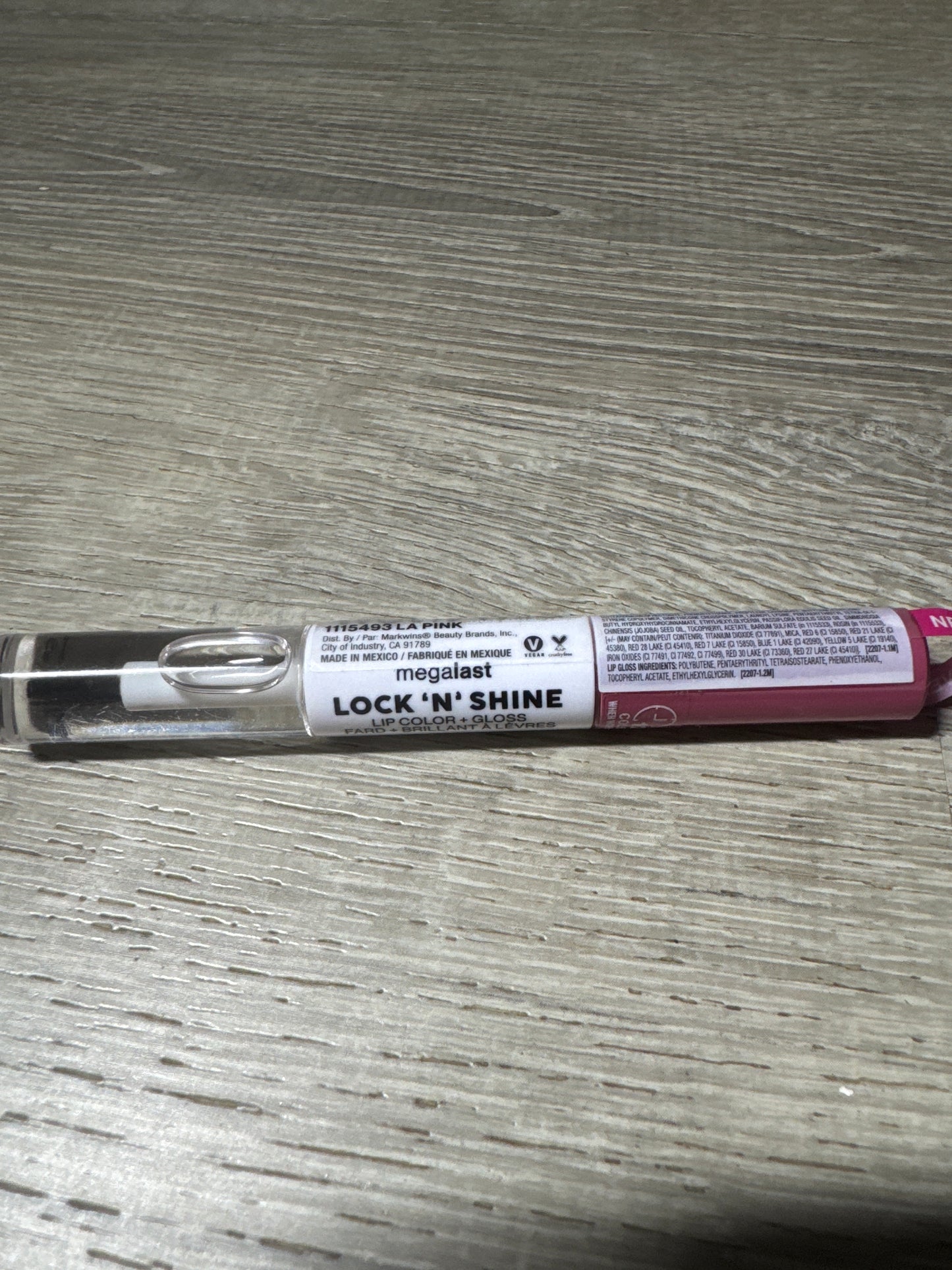 wet n wild Megalast Lock 'N' Shine Lip Color + Gloss Lotus Petal