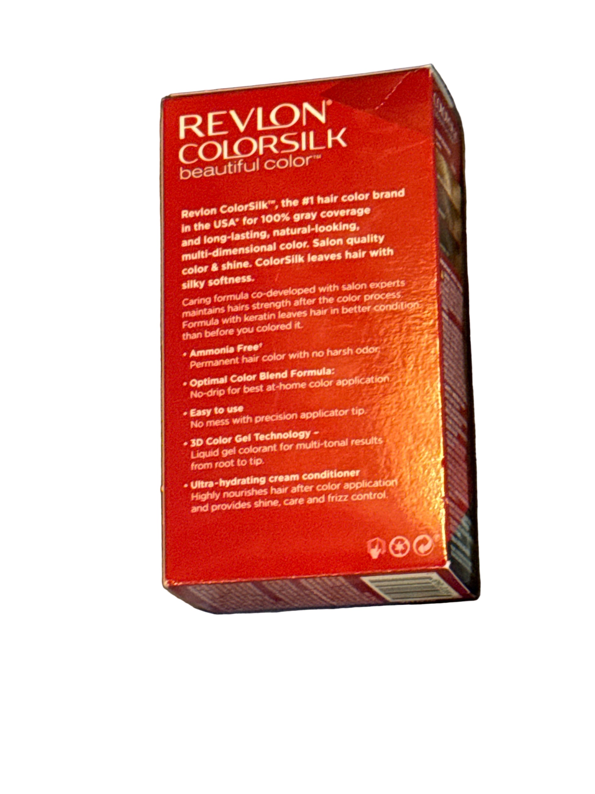 Revlon ColorSilk Beautiful Color 57 Lightest Golden Brown permanent hair color packaging