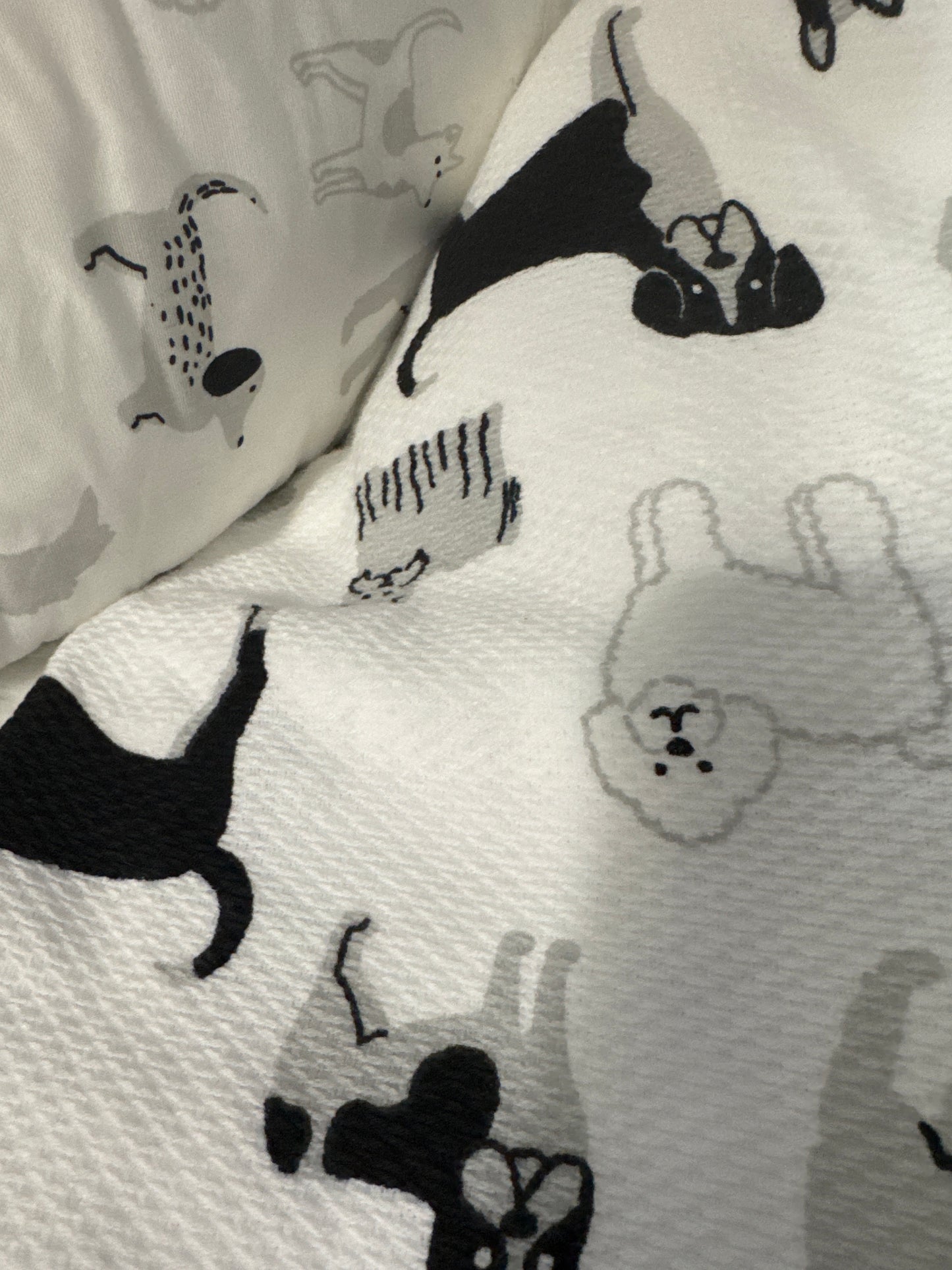 3pc Dog Design Kitchen Set – Towel, Oven Mitt & Pot Holder | 100% Cotton